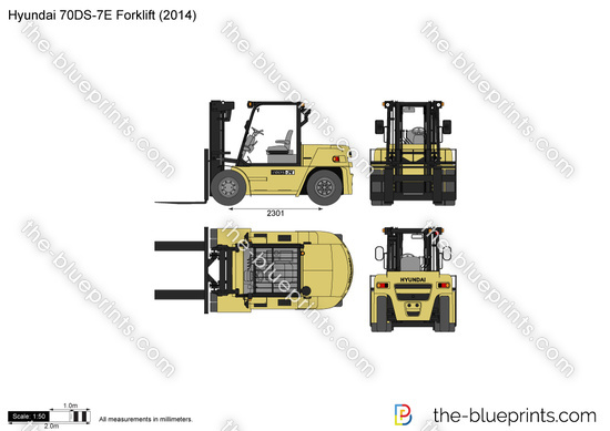 Hyundai 70DS-7E Forklift