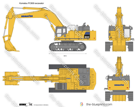 Komatsu PC800 excavator