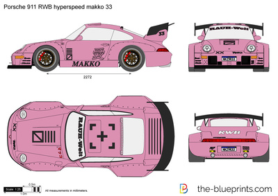 Porsche 911 RWB hyperspeed makko 33