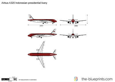 Airbus A320 Indonesian presidential livery