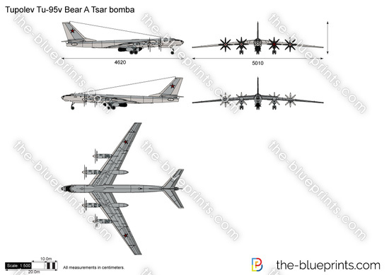 Tupolev Tu-95v Bear A Tsar bomba