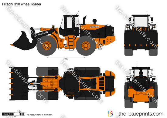 Hitachi 310 wheel loader