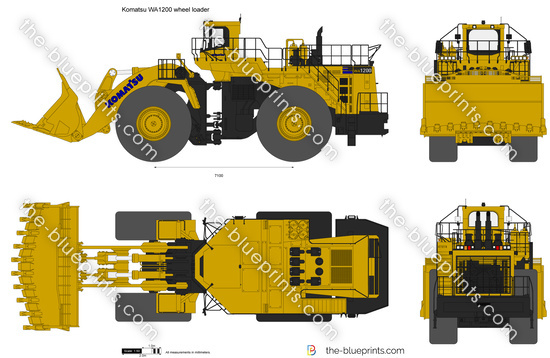 Komatsu WA1200 wheel loader