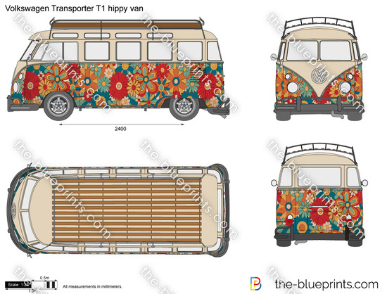 Volkswagen Transporter T1 hippy van