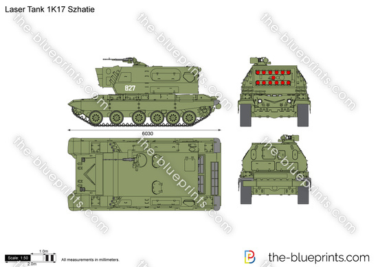 Laser Tank 1K17 Szhatie