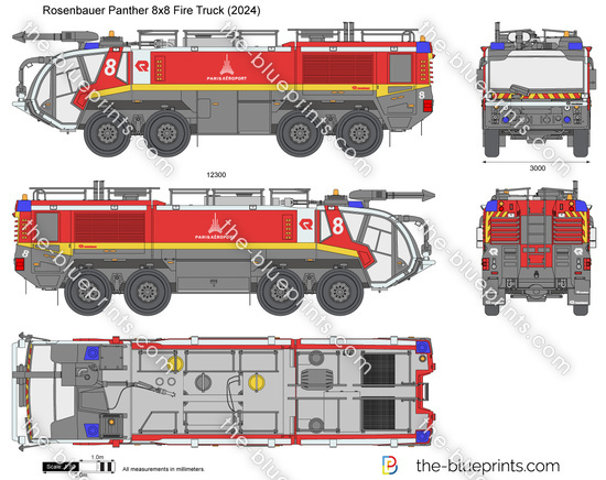 Rosenbauer Panther 8x8 Fire Truck