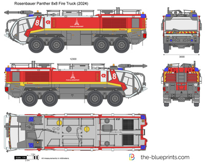 Rosenbauer Panther 8x8 Fire Truck