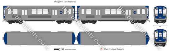 Chicago CTA Train 7000 Series