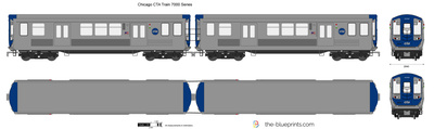 Chicago CTA Train 7000 Series