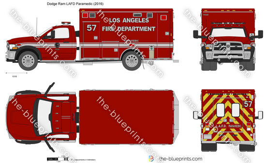 Dodge Ram LAFD Paramedic