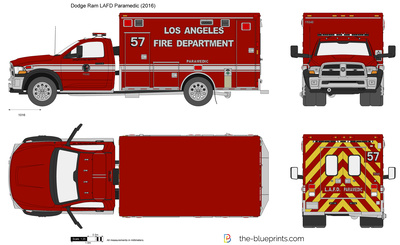 Dodge Ram LAFD Paramedic