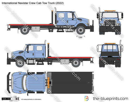 International Navistar Crew Cab Tow Truck