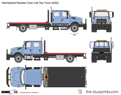 International Navistar Crew Cab Tow Truck