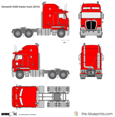 Kenworth K200 tractor truck (2010)