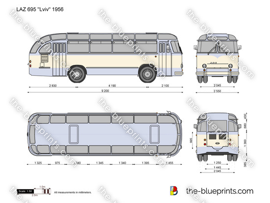 LAZ 695 Lviv 1956
