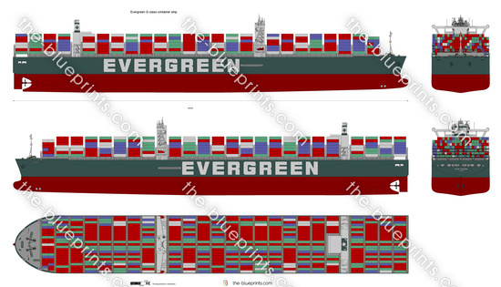 Evergreen G-class container ship