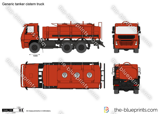 Generic tanker cistern truck