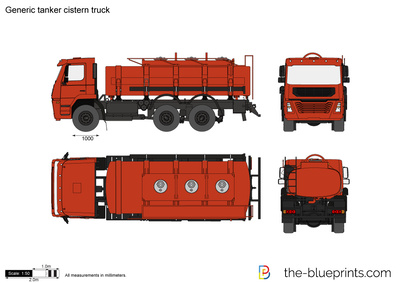 Generic tanker cistern truck