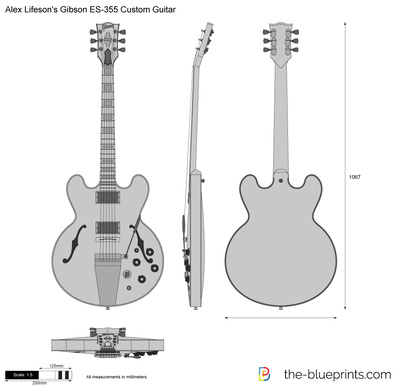 Alex Lifeson's Gibson ES-355 Custom Guitar