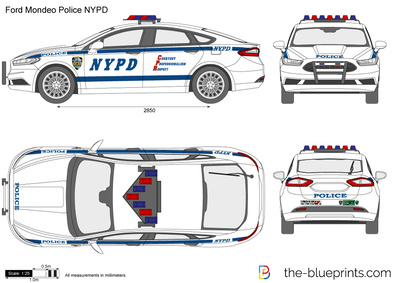 Ford Mondeo Police NYPD