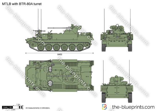 MTLB with BTR-80A turret