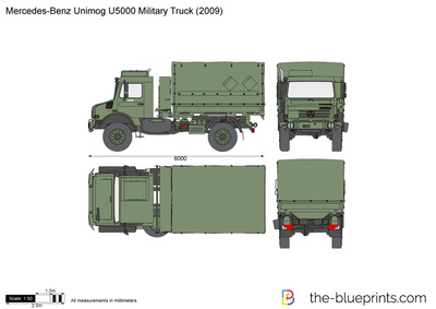 Mercedes-Benz Unimog U5000 Military Truck