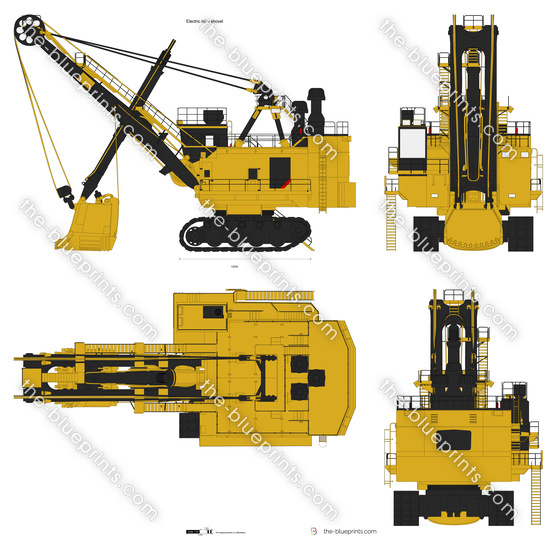 Electric rope shovel