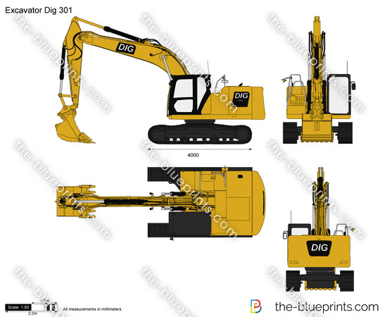 Excavator Dig 301