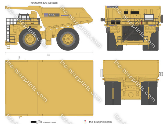 Komatsu 960E dump truck