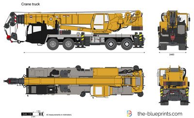 Crane truck