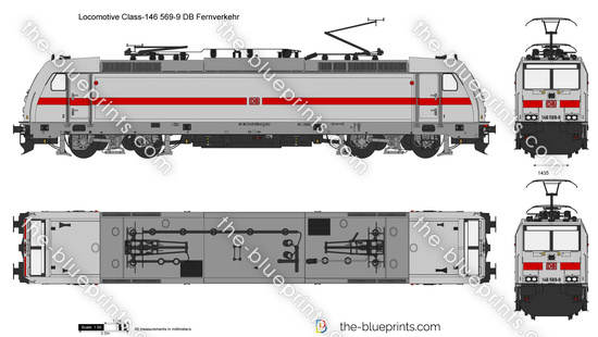 Locomotive Class-146 569-9 DB Fernverkehr