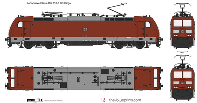 Locomotive Class-185 310-6 DB Cargo