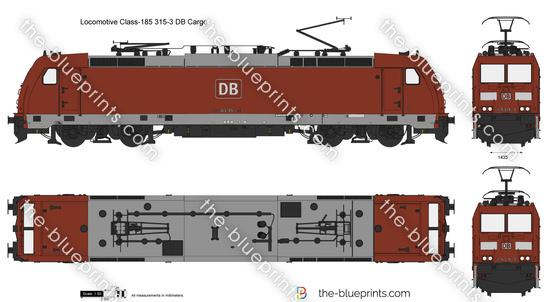 Locomotive Class-185 315-3 DB Cargo