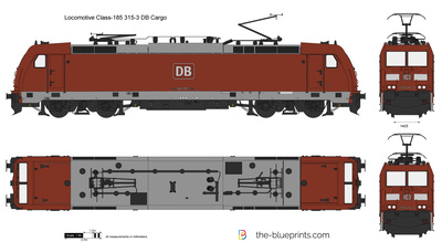 Locomotive Class-185 315-3 DB Cargo