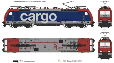 Locomotive Class-185 RE482-040-3 SBB cargo