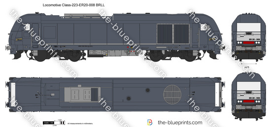 Locomotive Class-223-ER20-008 BRLL
