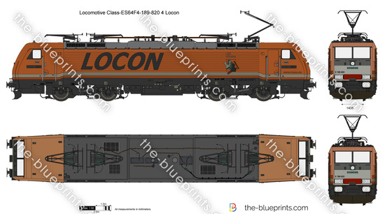 Locomotive Class-ES64F4-189-820 4 Locon