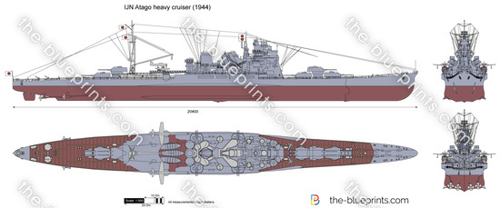 IJN Atago heavy cruiser