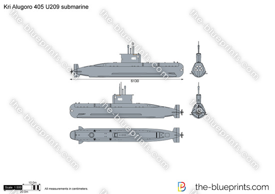 Kri Alugoro 405 U209 submarine