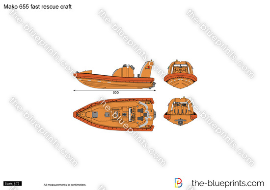 Mako 655 fast rescue craft