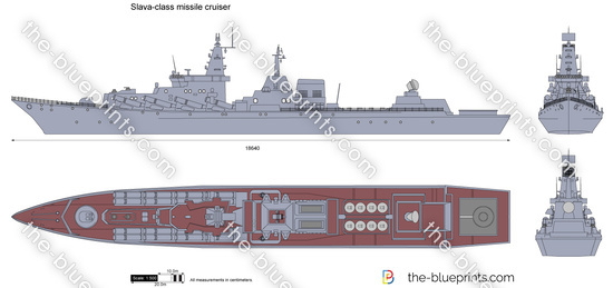 Slava-class missile cruiser