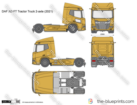 DAF XD FT Tractor Truck 2-axle