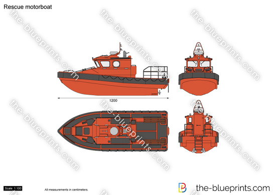 Rescue motorboat