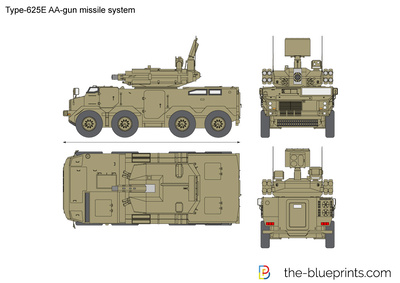 Type-625E AA-gun missile system