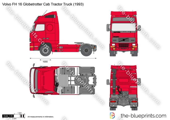 Volvo FH 16 Globetrotter Cab Tractor Truck