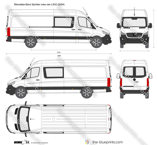 Mercedes-Benz Sprinter crew van L3H2