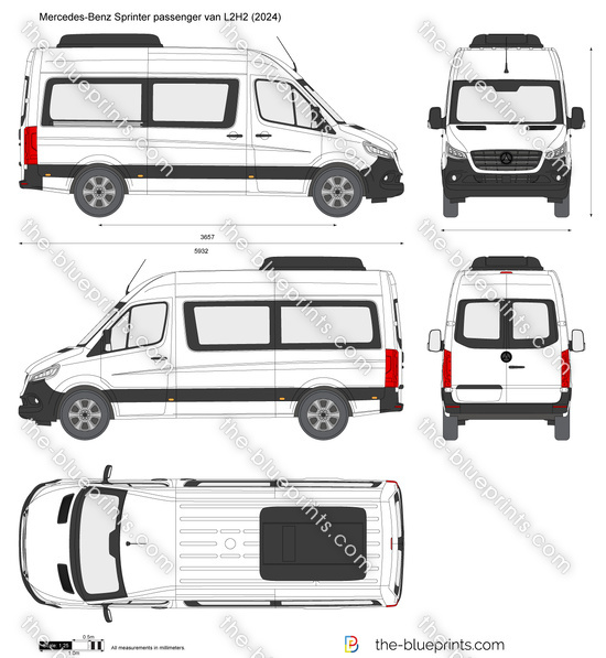 Mercedes-Benz Sprinter passenger van L2H2