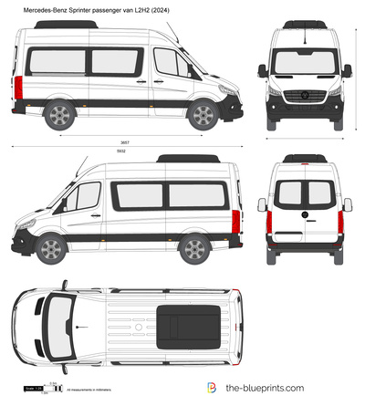 Mercedes-Benz Sprinter passenger van L2H2