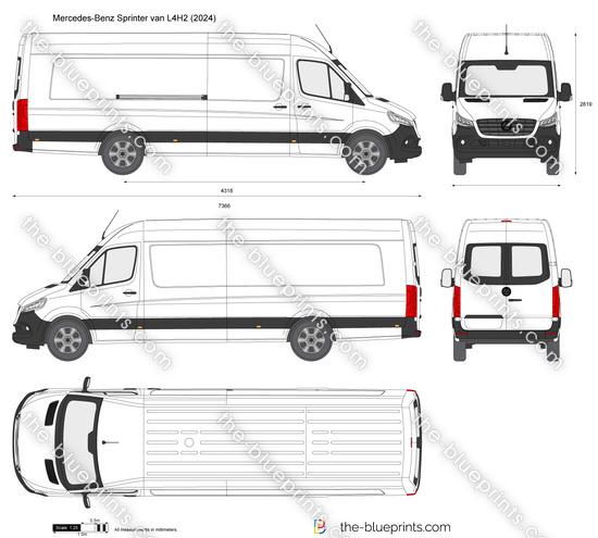 Mercedes-Benz Sprinter van L4H2