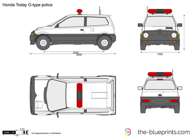 Honda Today G-type police